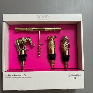 Lilly Pulitzer for Target Gold Barware Set